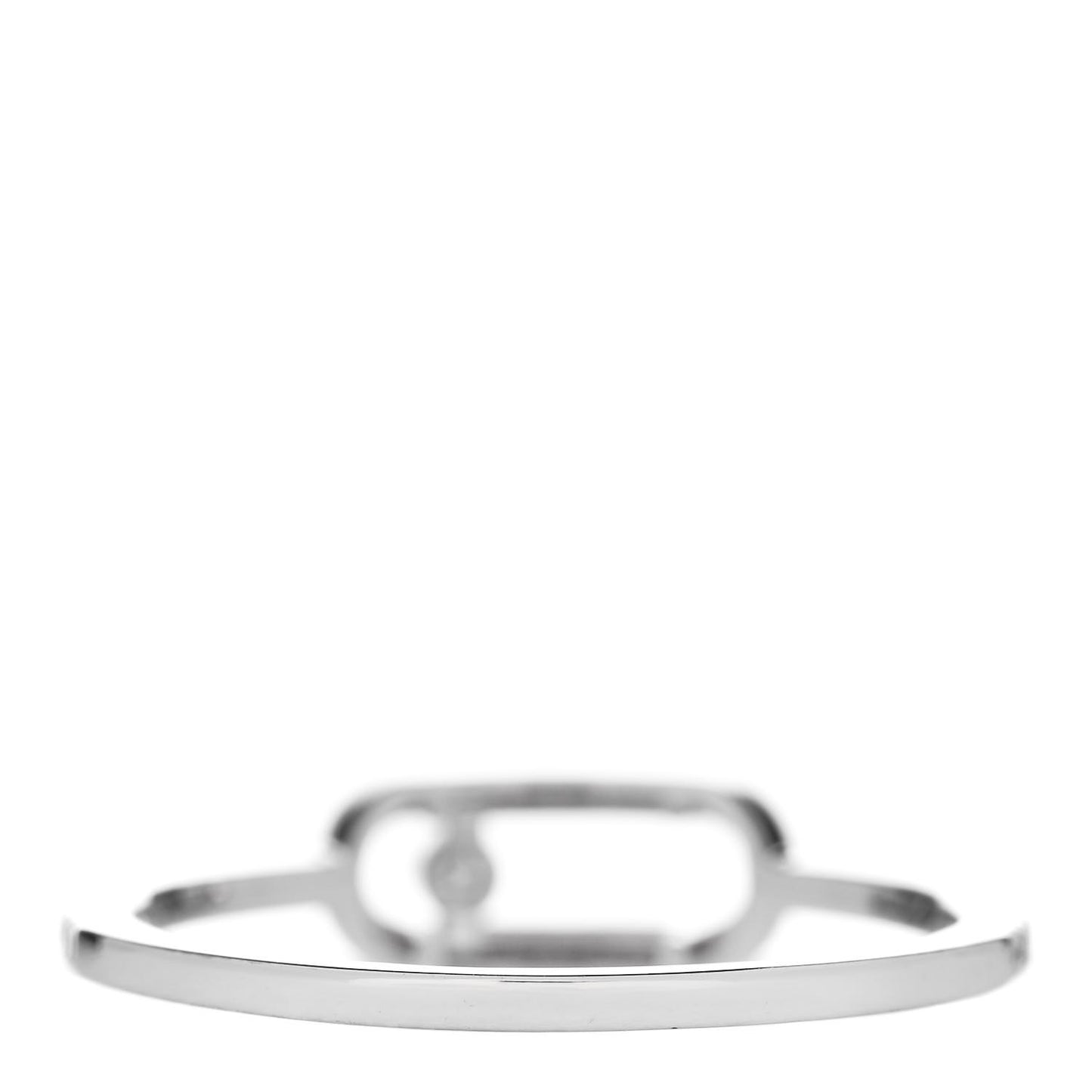 18K White Gold Diamond Move Uno Pave Ring 53 6.5