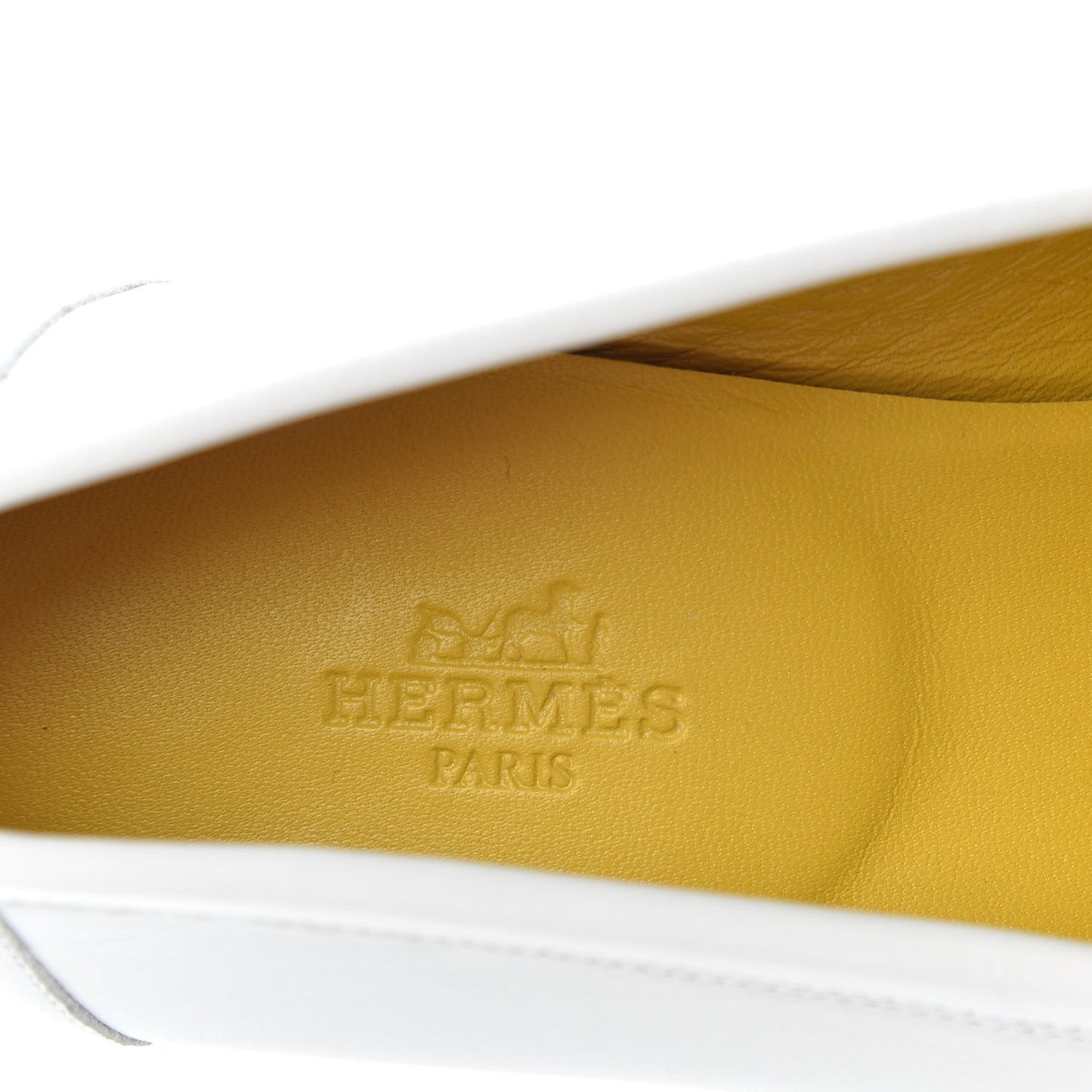 Calfskin Womens Royal Loafers 37.5 White