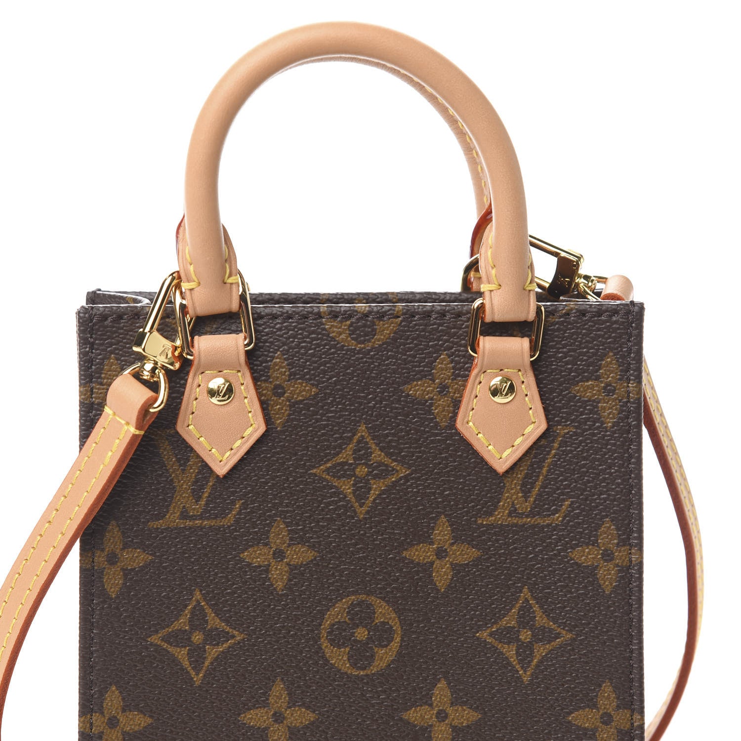 Louis Vuitton Monogram Petit Sac Plat 13 of 13