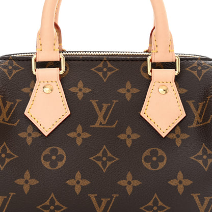 Louis Vuitton Monogram Speedy Bandouliere 20 Beige 7 of 9