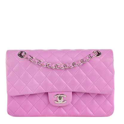 Chanel Lambskin Quilted Medium Double Flap Light Pink 1 of 8