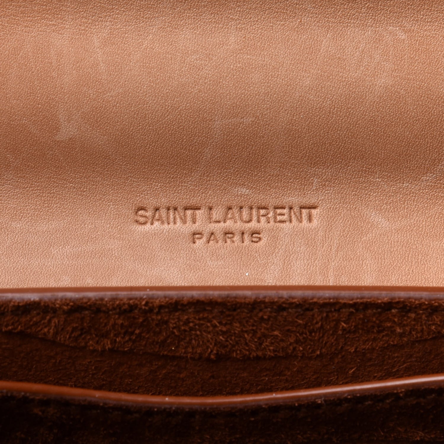 Saint Laurent Smooth Vintage Calfskin Small Kaia Satchel Brown Gold 6 of 11