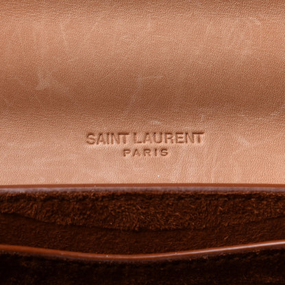 Saint Laurent Smooth Vintage Calfskin Small Kaia Satchel Brown Gold 6 of 11