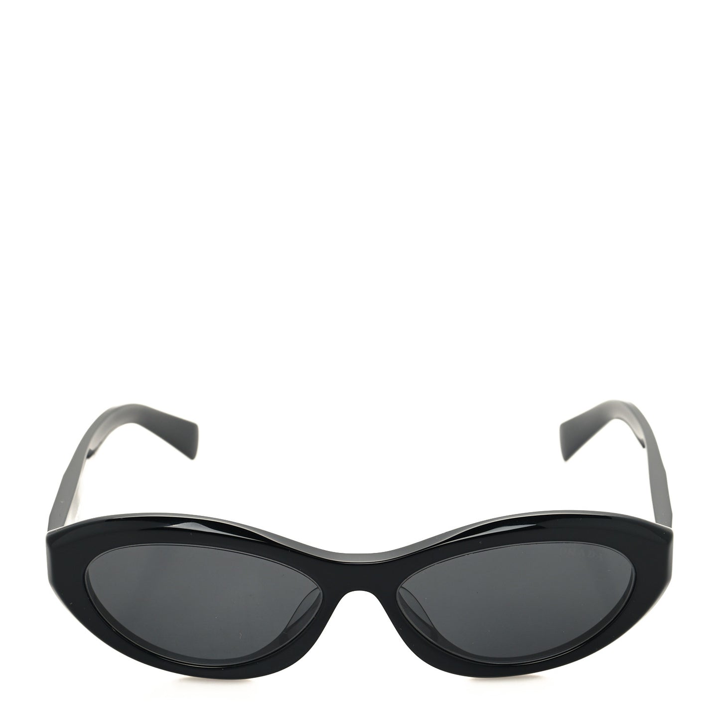 Acetate Oval Sunglasses SPR 26Z Black