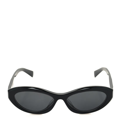 Prada Acetate Oval Sunglasses SPR 26Z Black 2 of 7