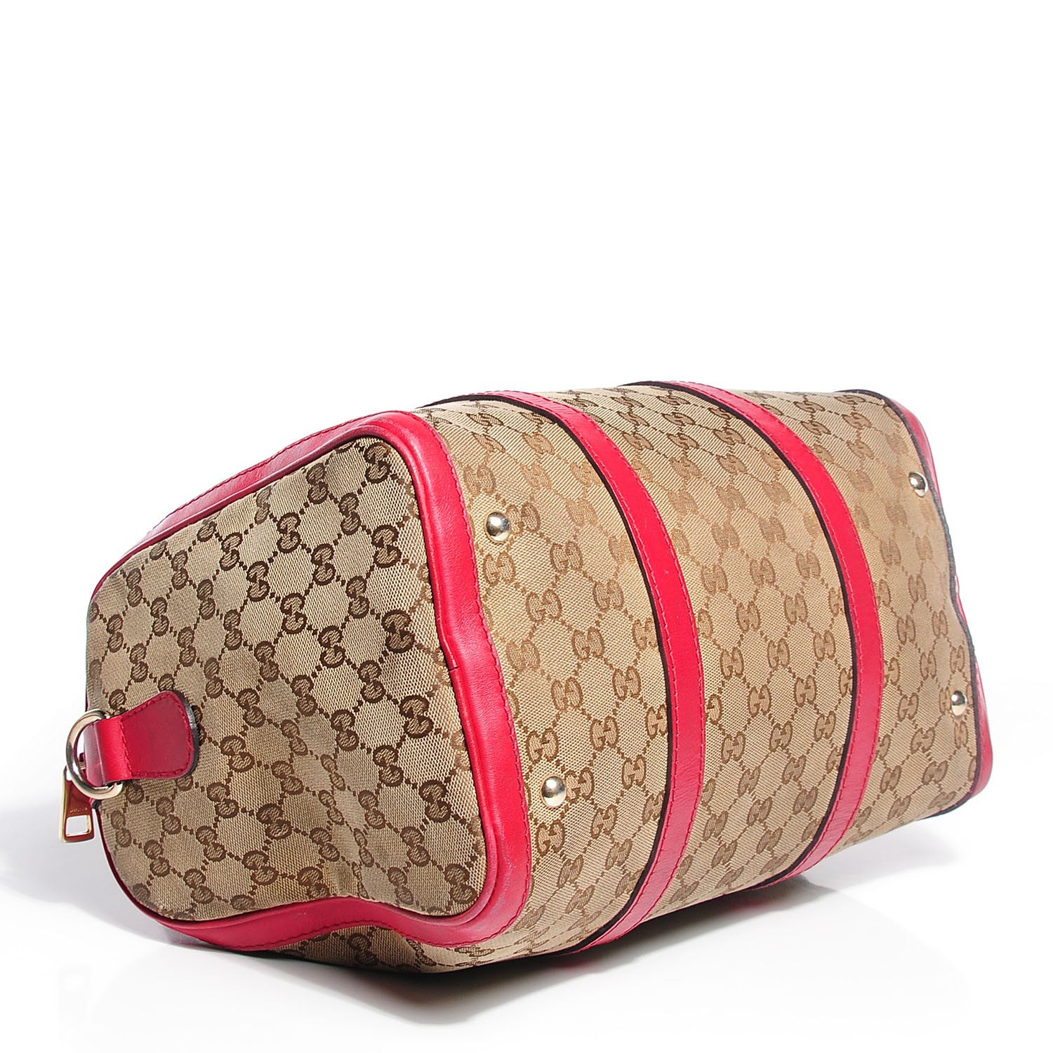 Gucci Monogram Medium Joy Boston Raspberry 4 of 10