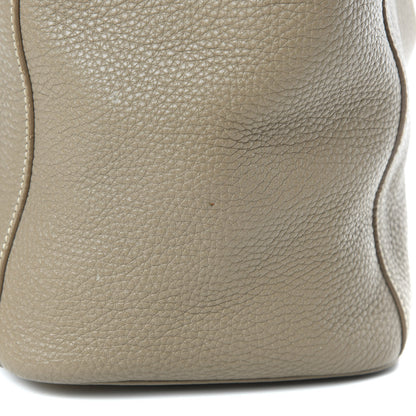 Prada Vitello Daino Tote Argilla 12 of 17