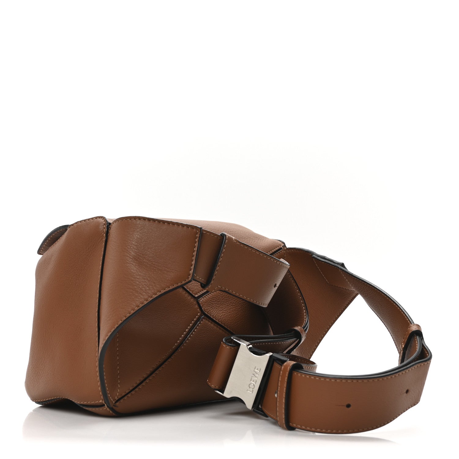Loewe Calfskin Small Puzzle Bumbag Tan 3 of 9