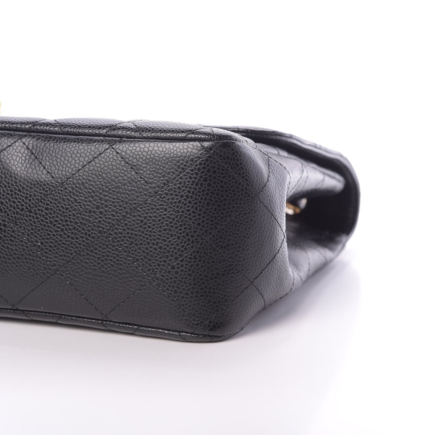 Caviar Quilted Jumbo Single Flap Black