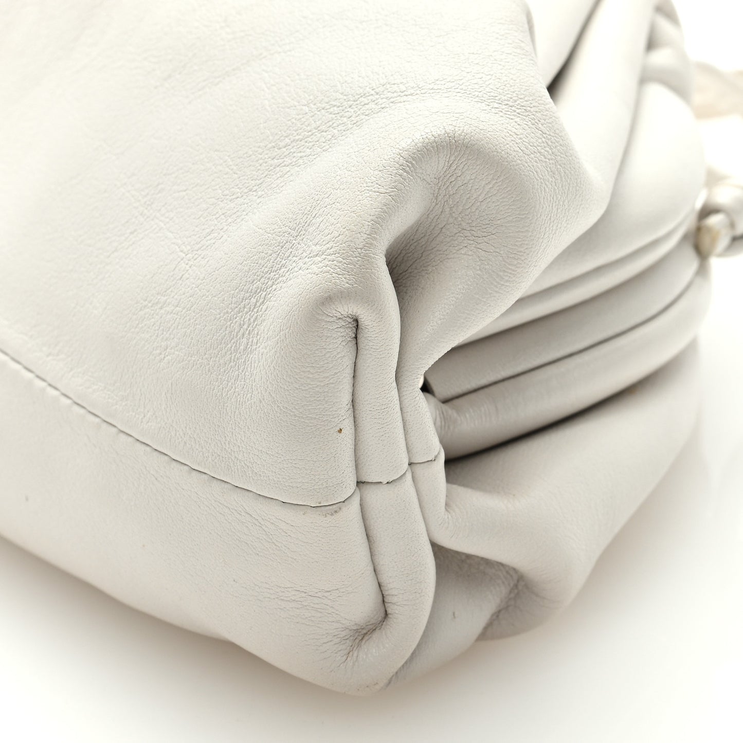 Butter Calfskin The Mini Pouch Chalk