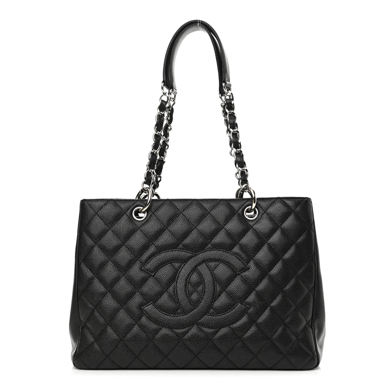 Chanel Caviar Quilted Grand Shopping Tote GST Black 1 of 10