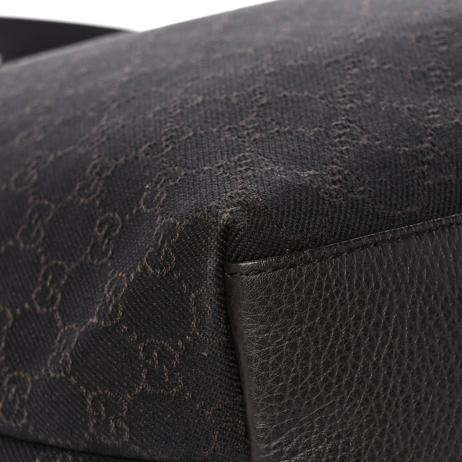 Gucci Nylon Monogram Large Tote Dark Brown 10 of 14