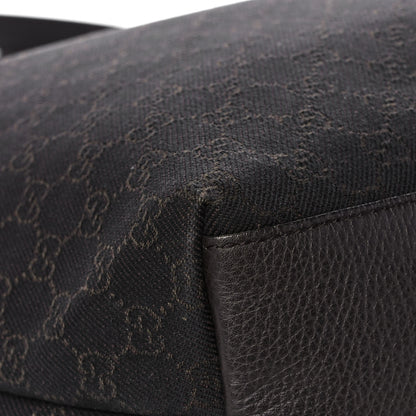 Gucci Nylon Monogram Large Tote Dark Brown 10 of 14