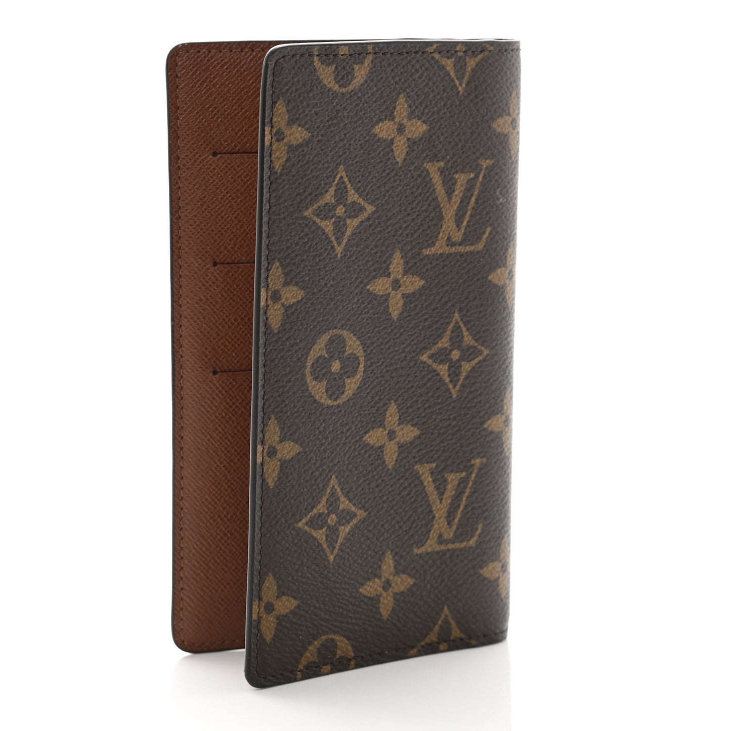 Monogram Checkbook Holder Case Wallet