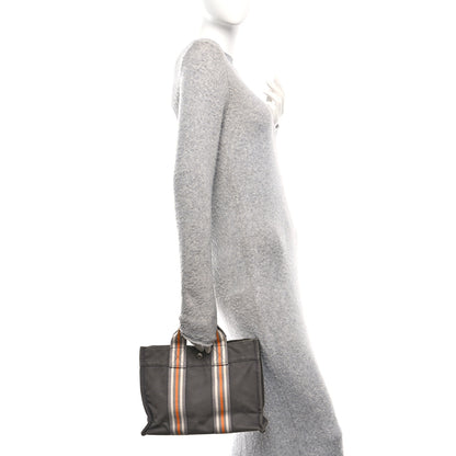 Hermes Cotton Canvas Tout Fourre PM Grey 2 of 9