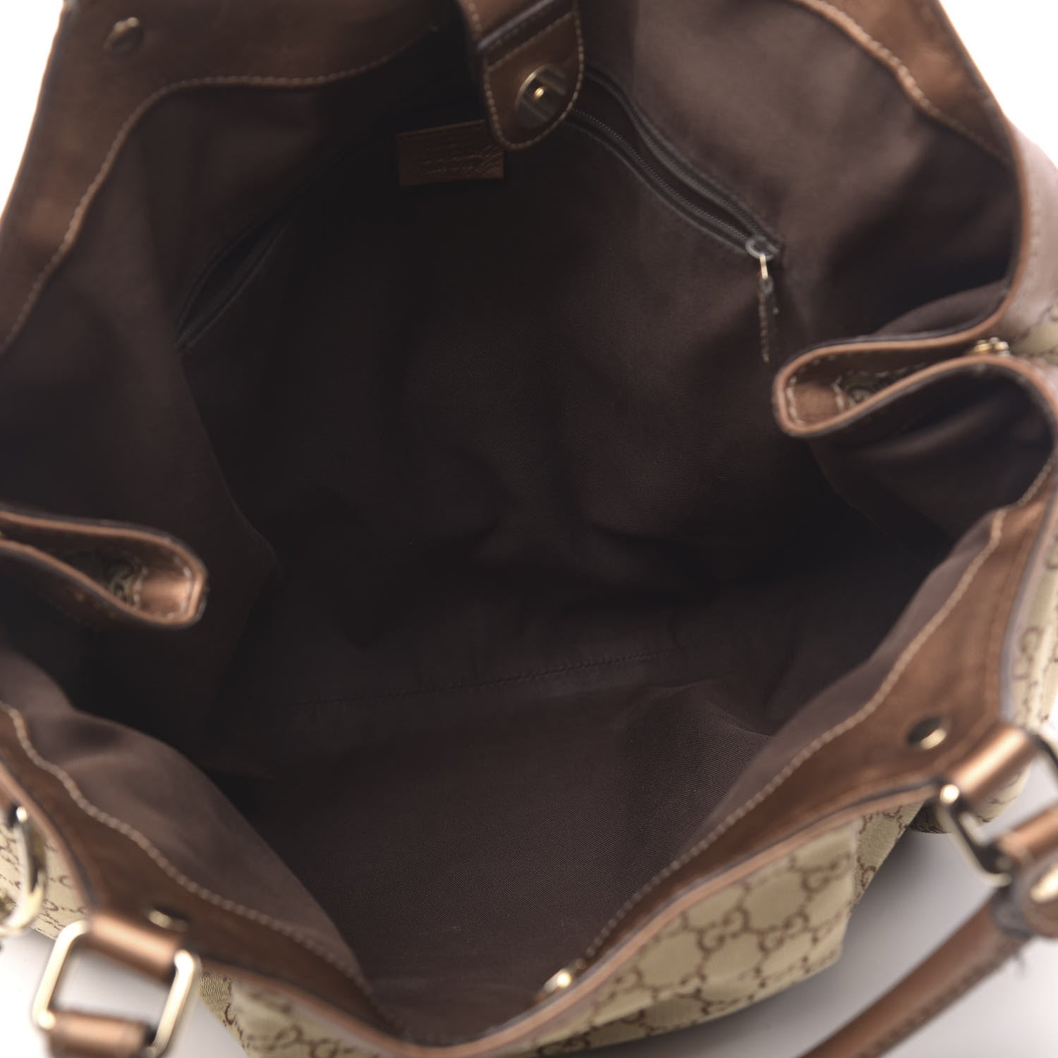Gucci Monogram Large Sukey Tote Bronze 5 of 18