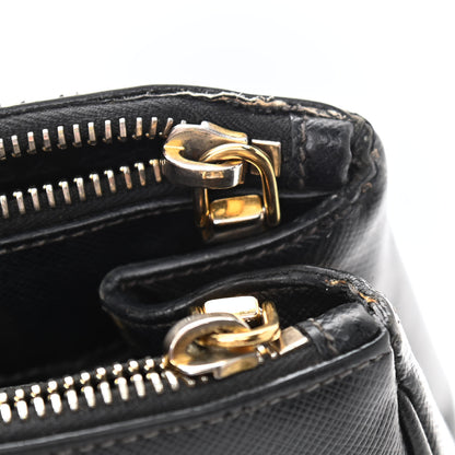 Prada Saffiano Small Galleria Double Zip Tote Black 13 of 13