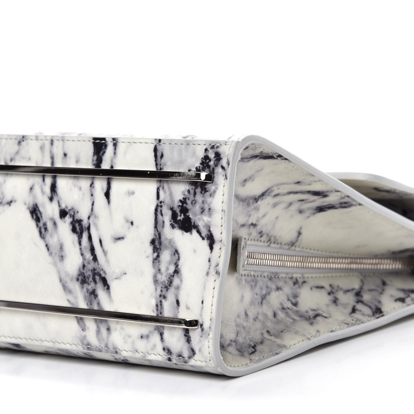 Veau Marbre Le Dix S New Cartable Briefcase Blanc Marbre Black