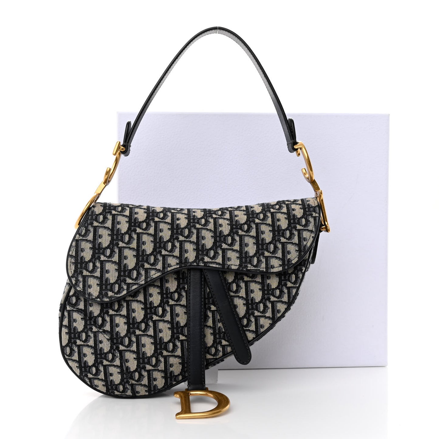 Oblique Saddle Bag Blue