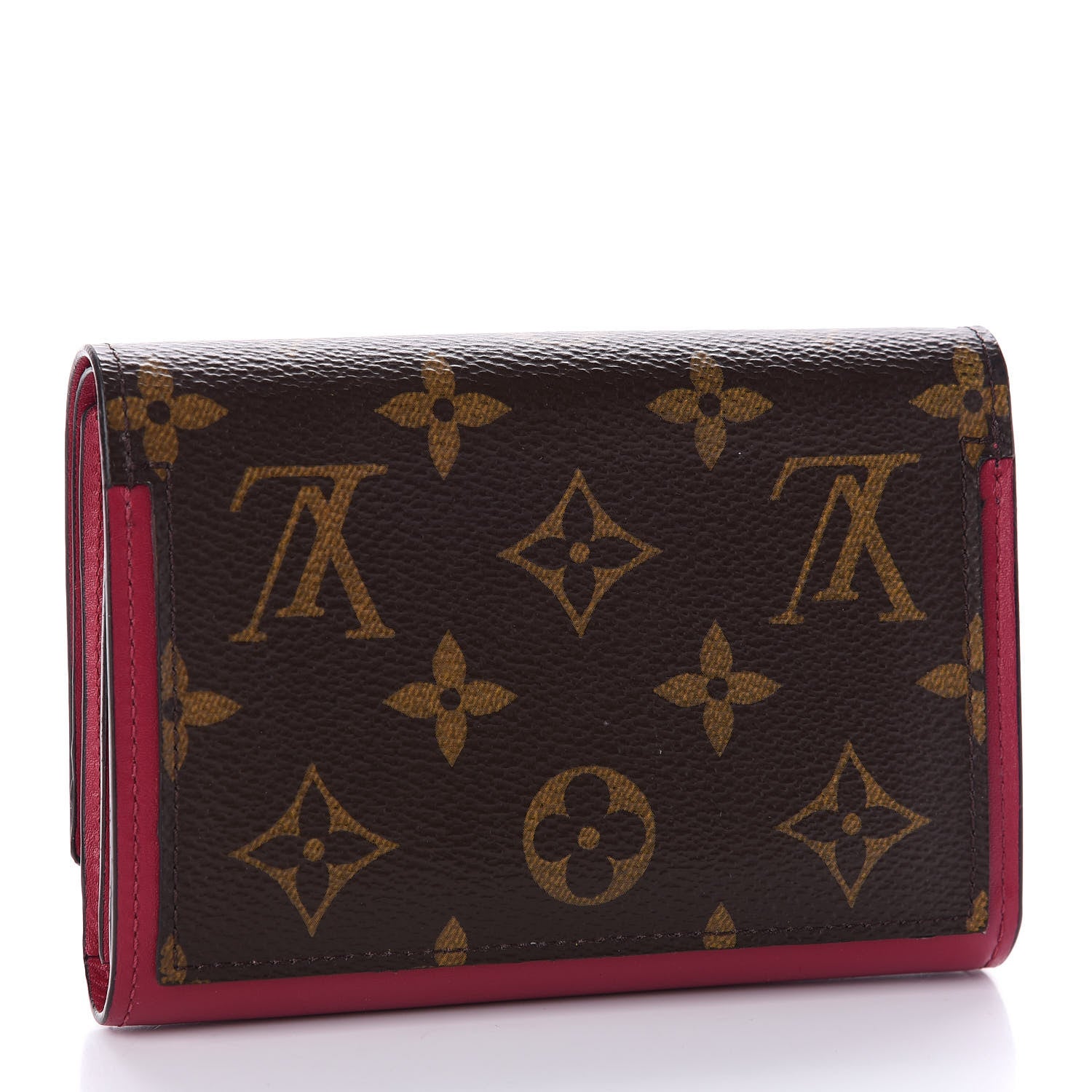 Louis Vuitton Monogram Flore Compact Wallet Fuchsia 3 of 8