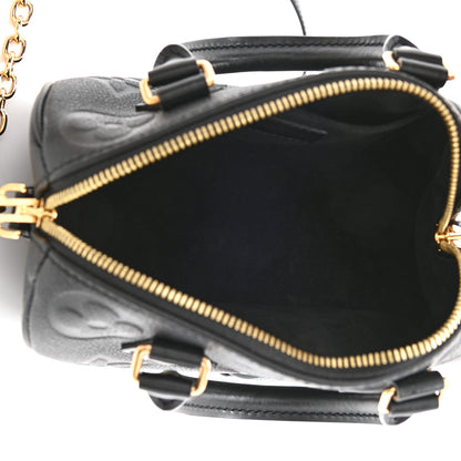 Louis Vuitton Empreinte Monogram Giant Speedy Bandouliere 20 Black 5 of 7
