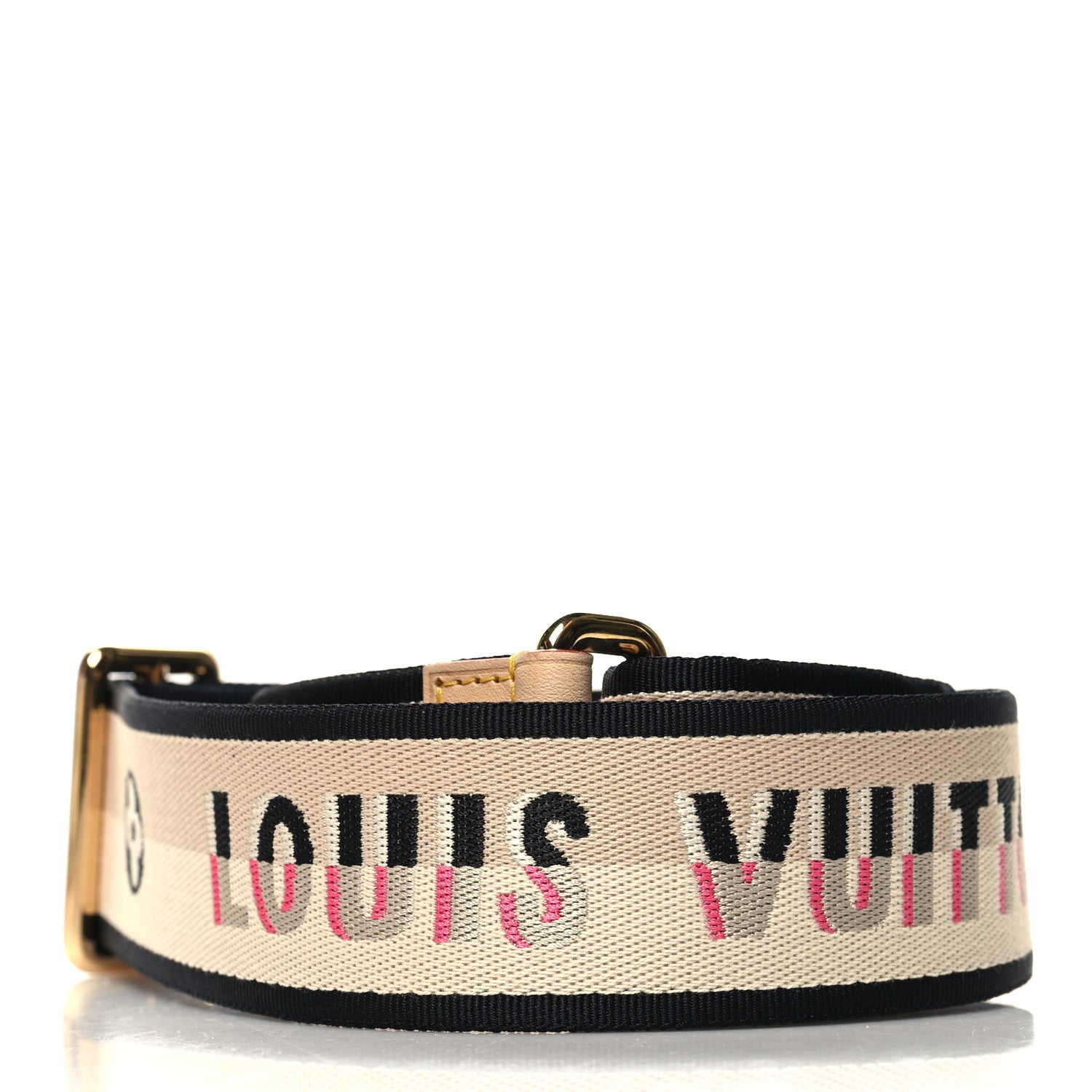Louis Vuitton Jacquard Speedy Bandouliere 20 Shoulder Strap Black 2 of 3