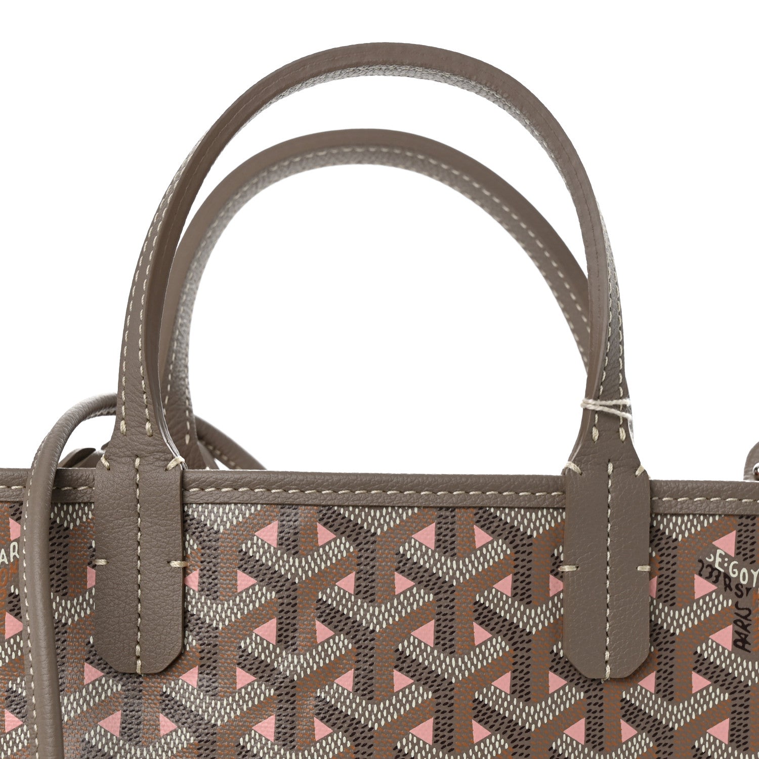 Goyard Goyardine Poitiers Claire Voie Tote Grege Powder Pink 8 of 10