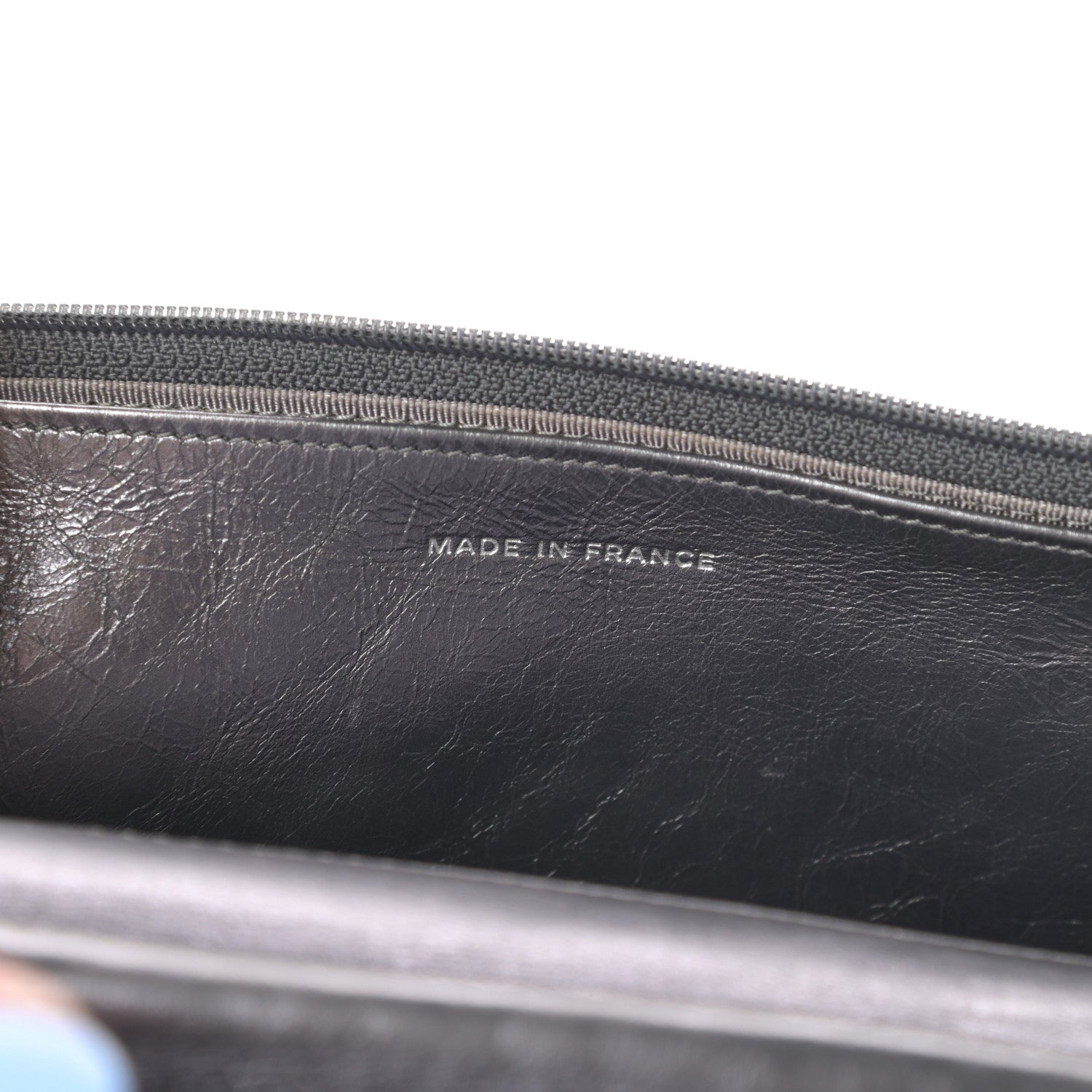 Chanel Metallic Aged Calfskin Quilted Reissue Wallet On Chain WOC Dark Silver 7 of 17