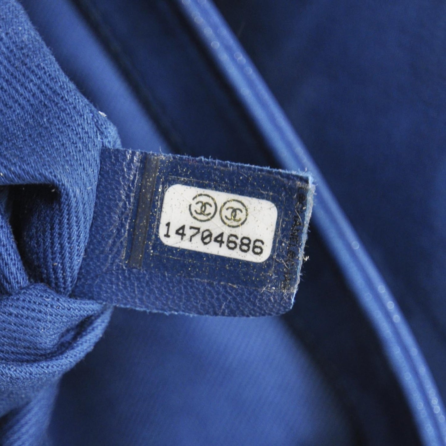 Calfskin Large Just Mademoiselle Blue