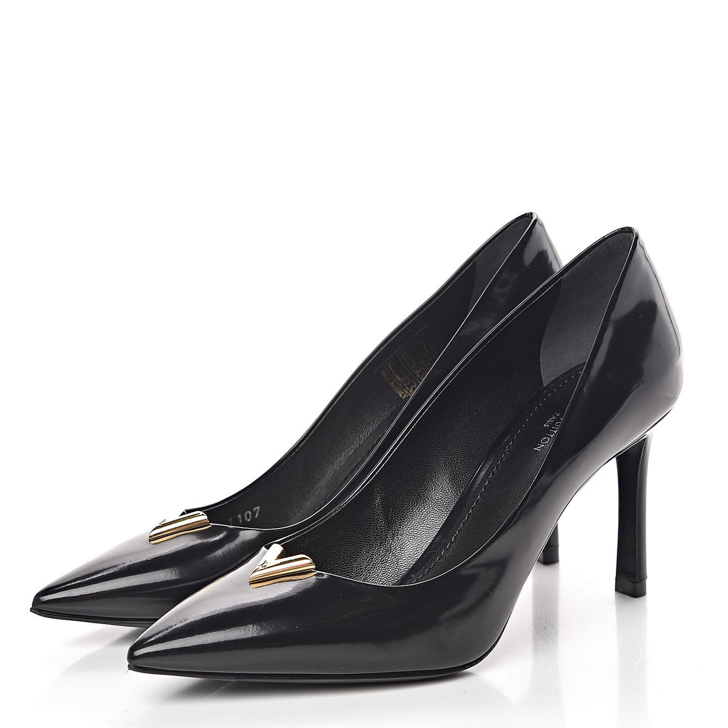 Calfskin Heartbreaker Pumps 37.5 Black