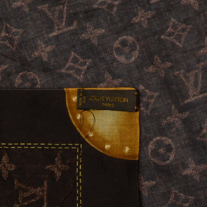 Louis Vuitton Cotton Denim Monogram Scarf Ebene 4 of 5