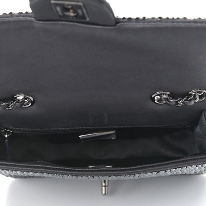 Chanel Lambskin Crystal Diamante Small Flap Black 5 of 9