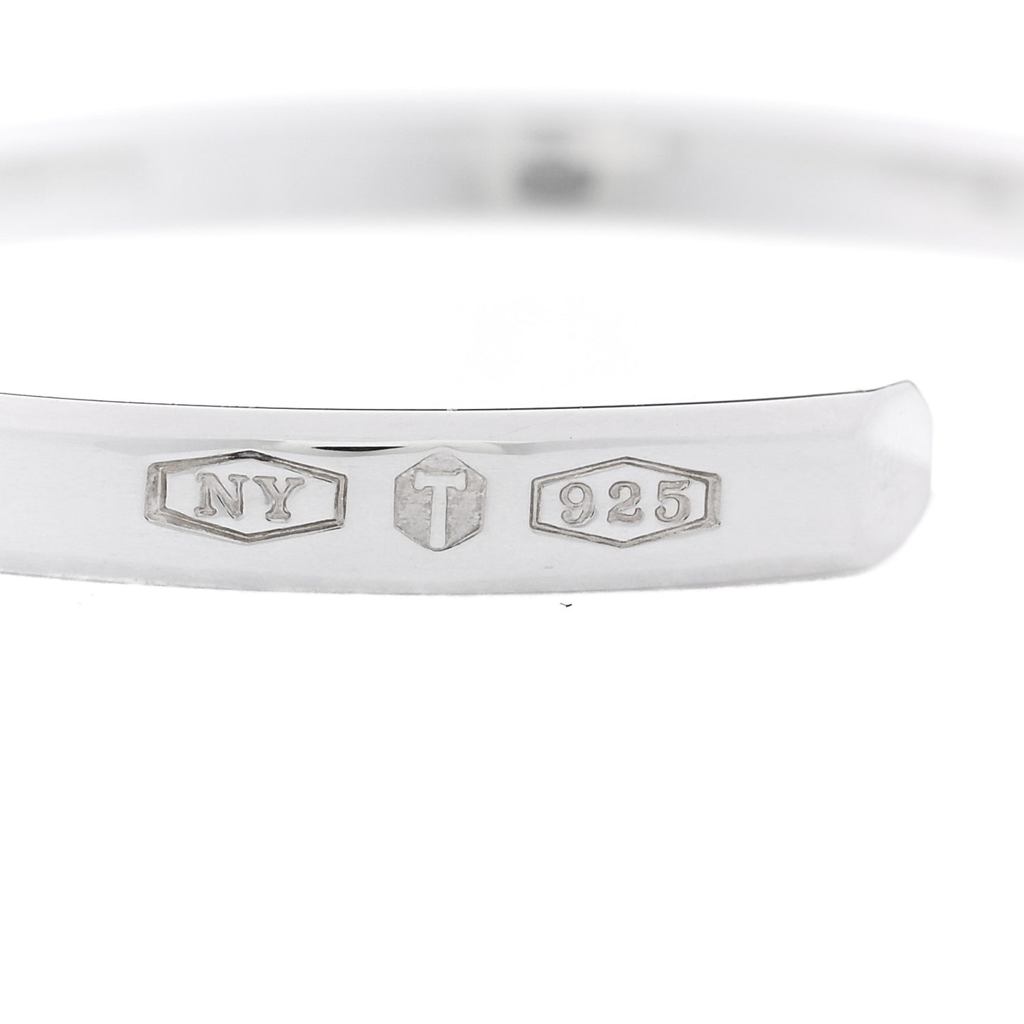Sterling Silver Narrow Makers Cuff Bracelet