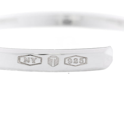 Tiffany Sterling Silver Narrow Makers Cuff Bracelet 5 of 6