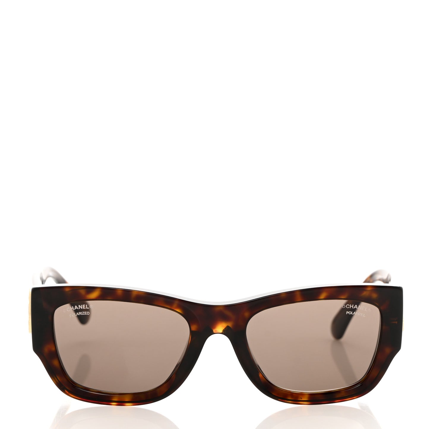 Acetate Rectangle Sunglasses 5507-A Tortoise