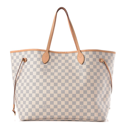 Louis Vuitton Damier Azur Neo Neverfull GM Rose Ballerine 1 of 11