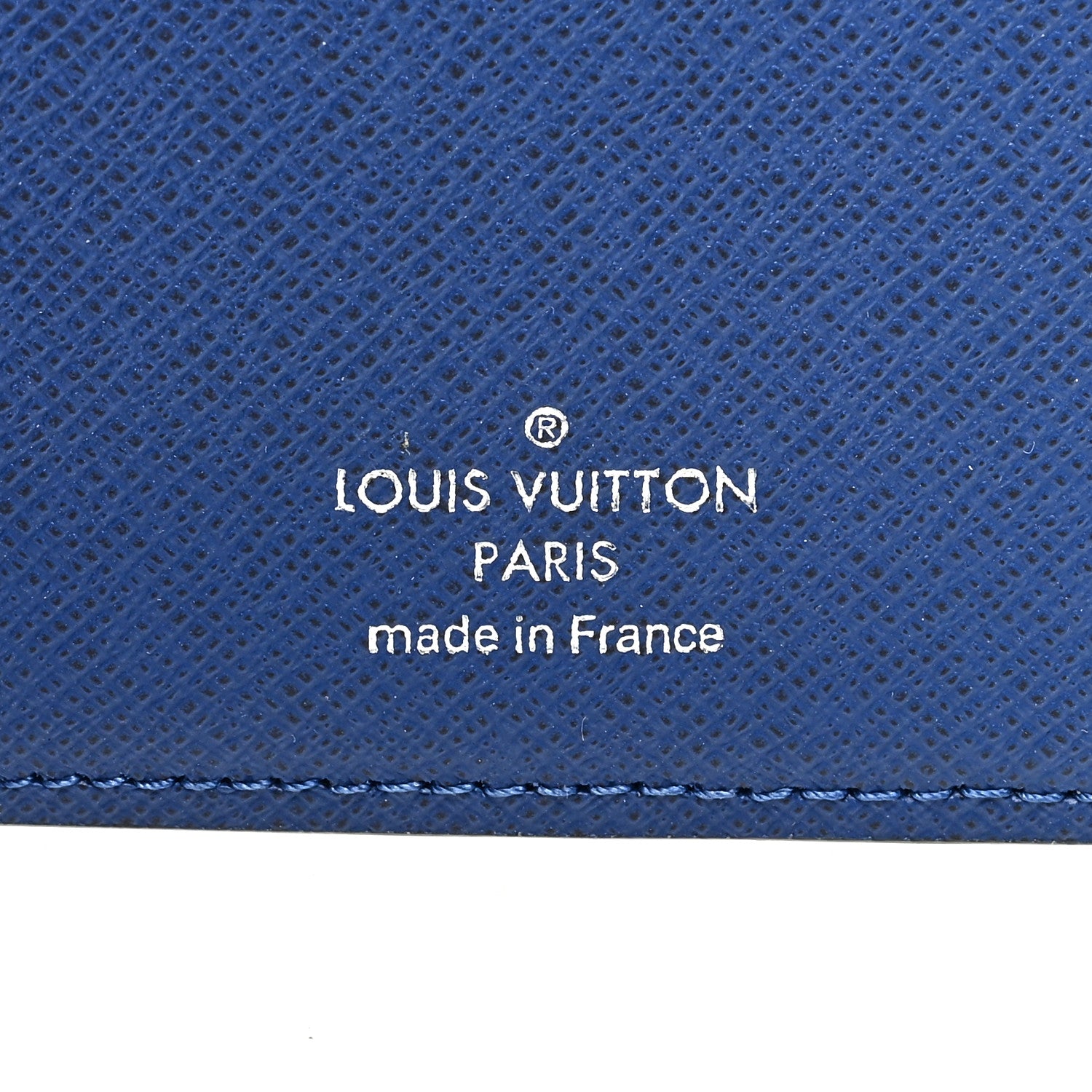 Louis Vuitton Taigarama Brazza Wallet NM Cobalt 6 of 6