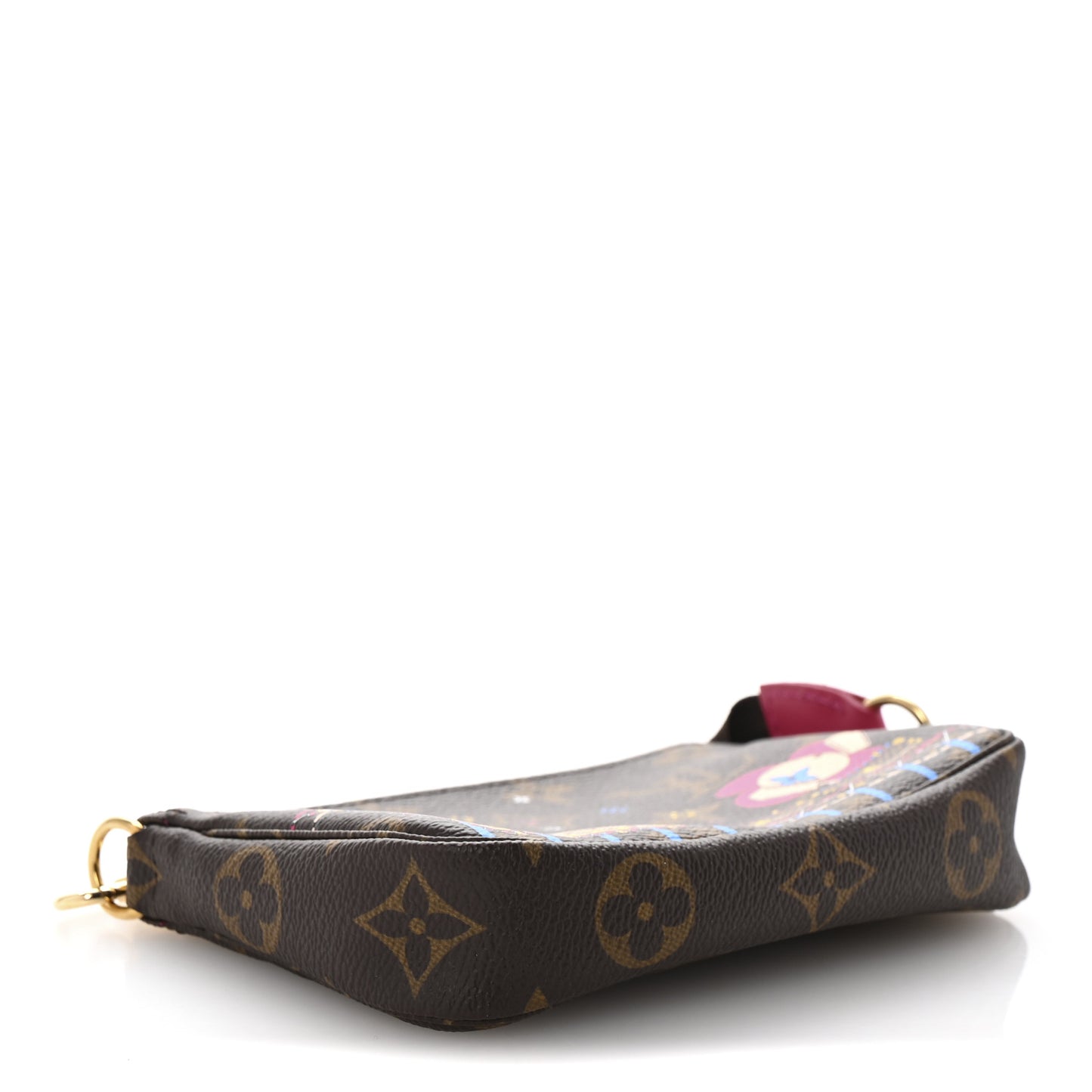Monogram 2020 Christmas Animation Roller Coaster Mini Pochette Accessories Pivoine