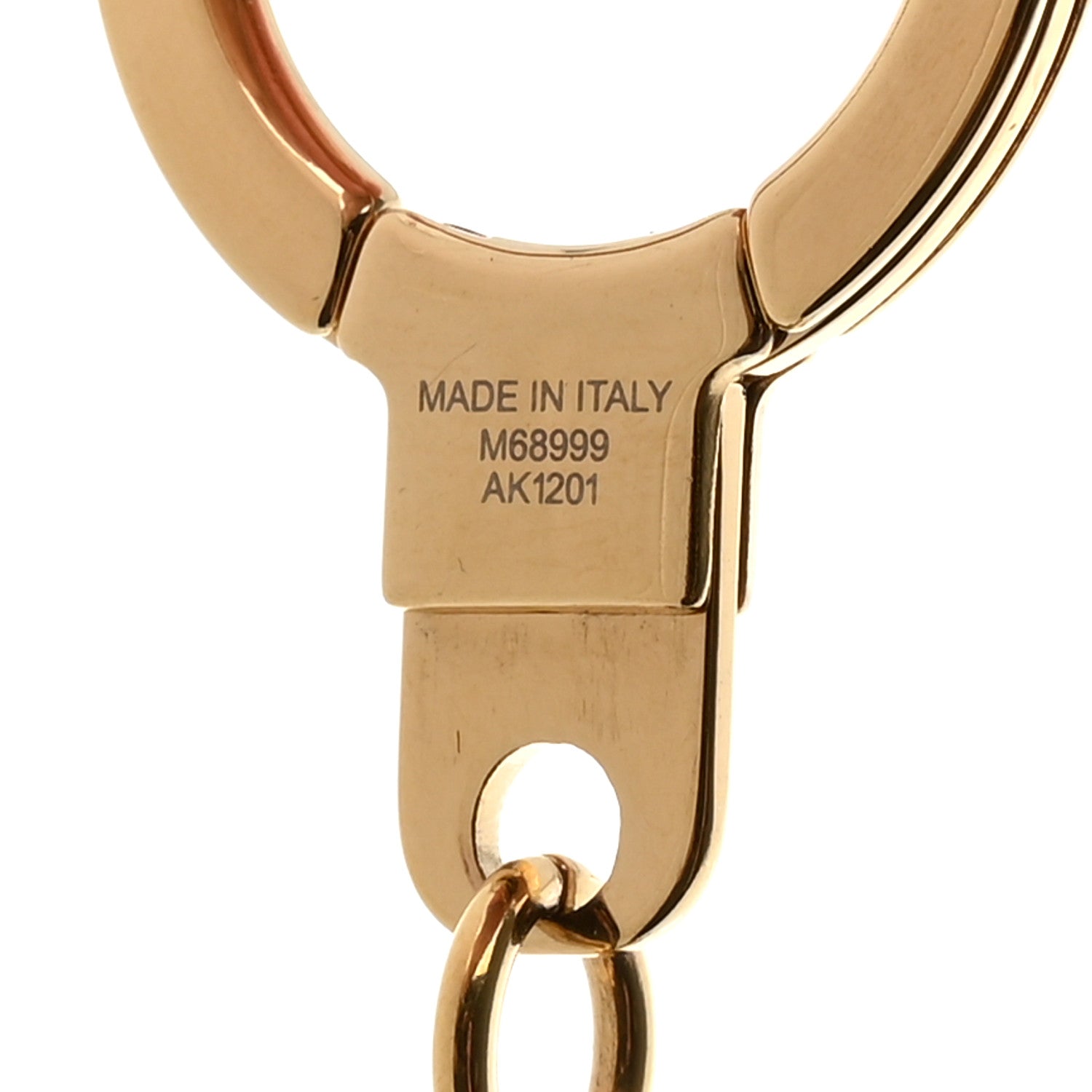 Louis Vuitton Monogram Spring Street Bag Charm Key Holder Gold 4 of 5