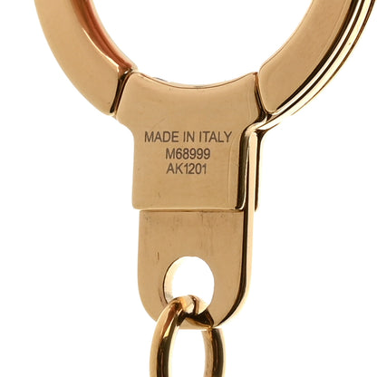 Louis Vuitton Monogram Spring Street Bag Charm Key Holder Gold 4 of 5
