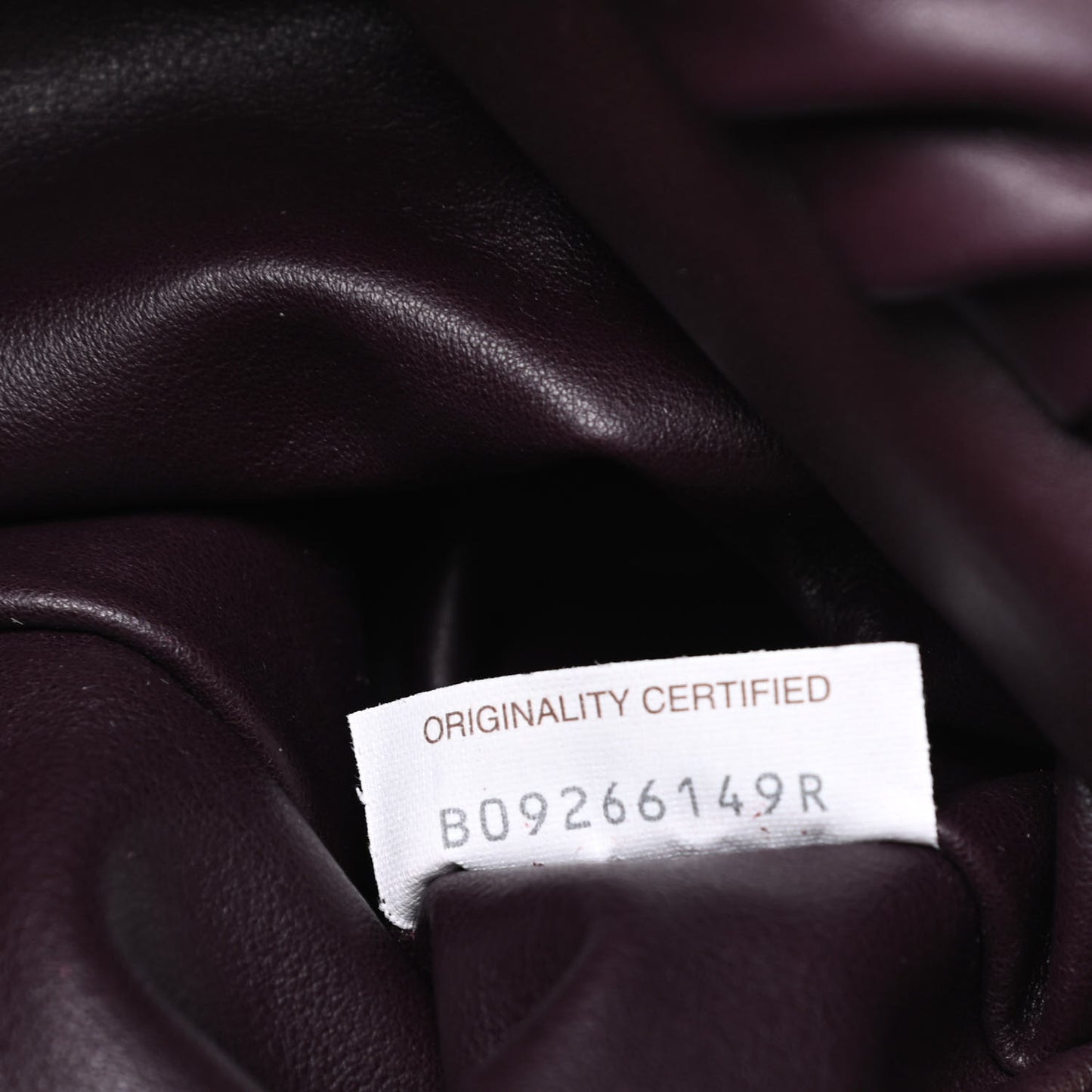 Calfskin The Pouch Chain Grape