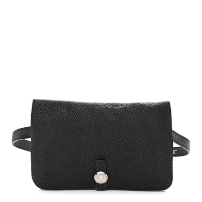 Hermes Togo Dogon Wallet Waist Pouch Black 1 of 12