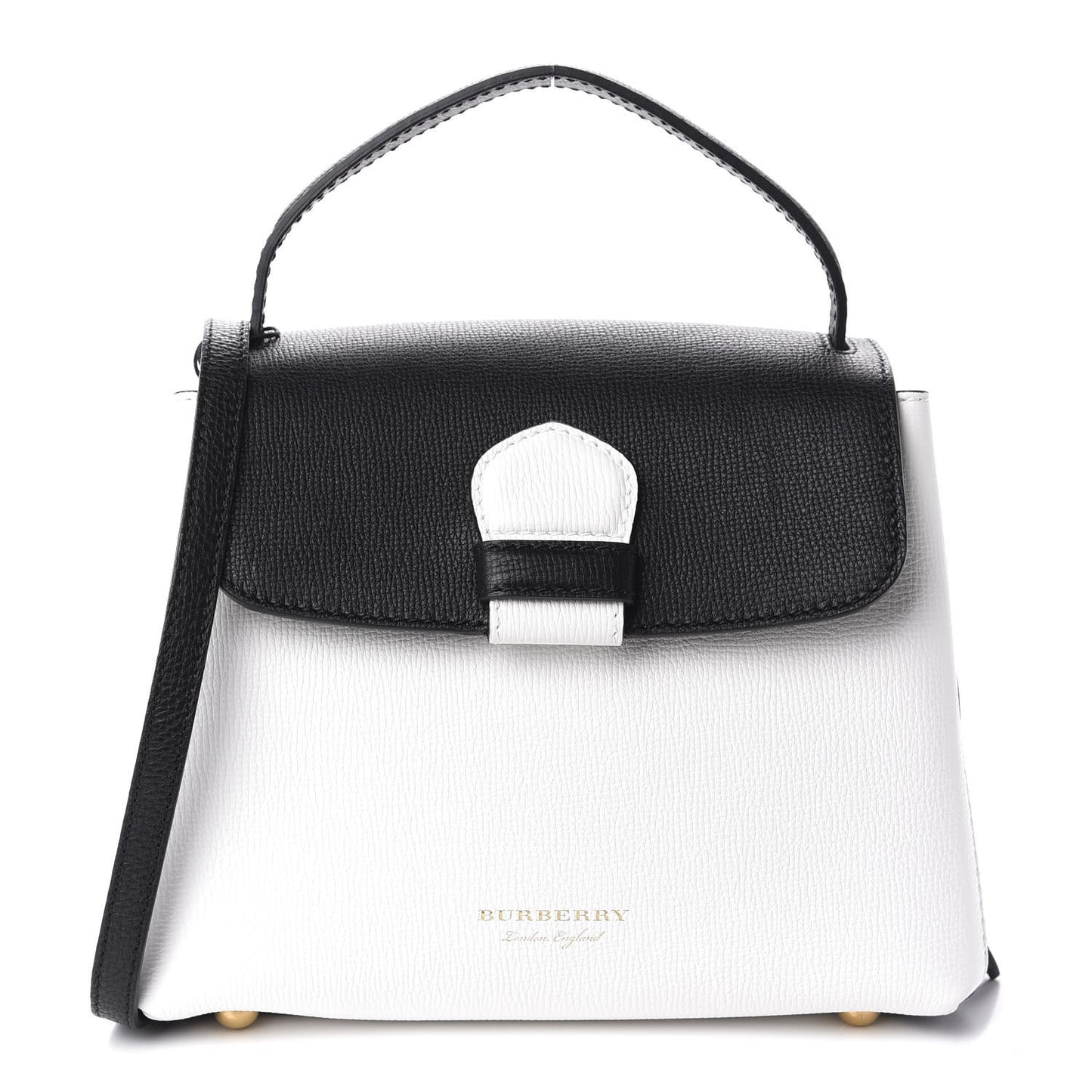 Derby Calfskin House Check Small Camberley Chalk White Black