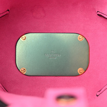 Valentino Garavani Vitello Ayers VLogo Bucket Bag Black 6 of 12