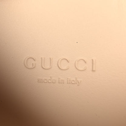 Gucci Calfskin Web Bee Embroidered Womens Ace Platform Sneakers 37.5 White 9 of 9
