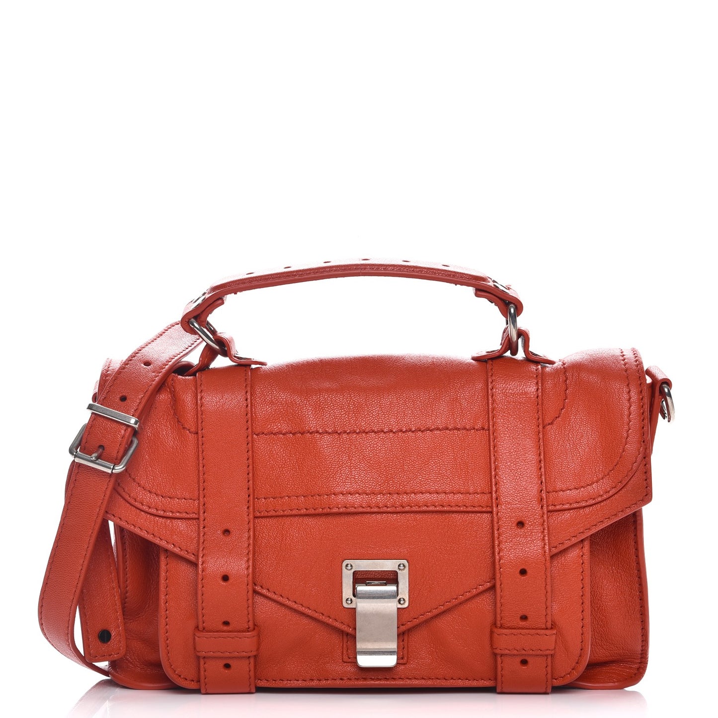 Lambskin Tiny PS1 Satchel Orange