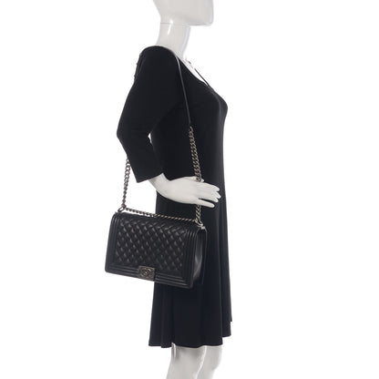 Chanel Caviar Quilted New Medium Boy Flap Black 2 of 13