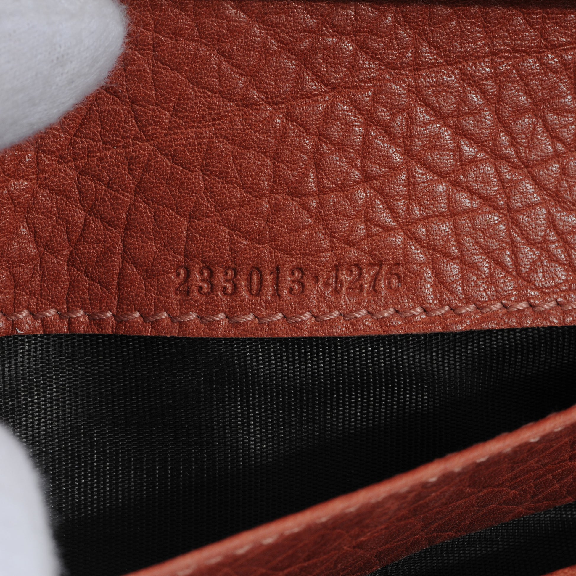 Gucci Monogram Continental Wallet Coral 7 of 7