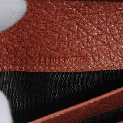 Gucci Monogram Continental Wallet Coral 7 of 7