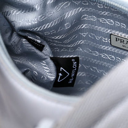Prada Tessuto Nylon Mini Re-Edition 2000 Bag Fiordaliso 6 of 12